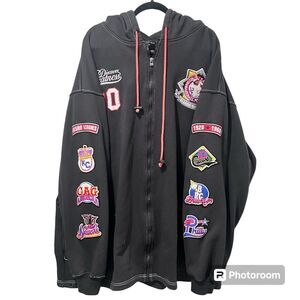 VTG Big Boy Negro Leagues Museum Discover Greatness Patch hoodie Black Men 4XL